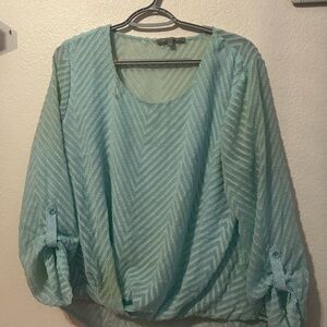 Women's Aqua Blouse